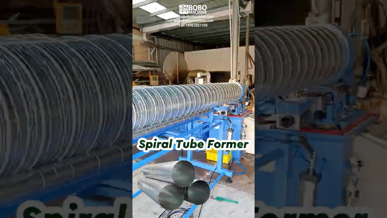 Auto Round Cnc Mold Type Spiral  Duct Forming Machine