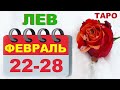 Лев с 22 по 28 февраля. Гадание Таро. Общий прогноз Мари Рос по знакам Зодиака