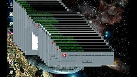 My first Windows Crazy Error video (2012)