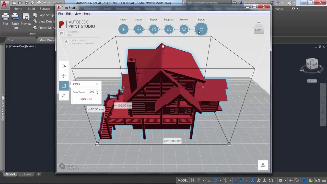 AutoCAD 2017 - 11 Print Studio - YouTube