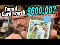 BASEBALL CARD worth $600 found in locker I bought at the abandoned storage unit auction!?!