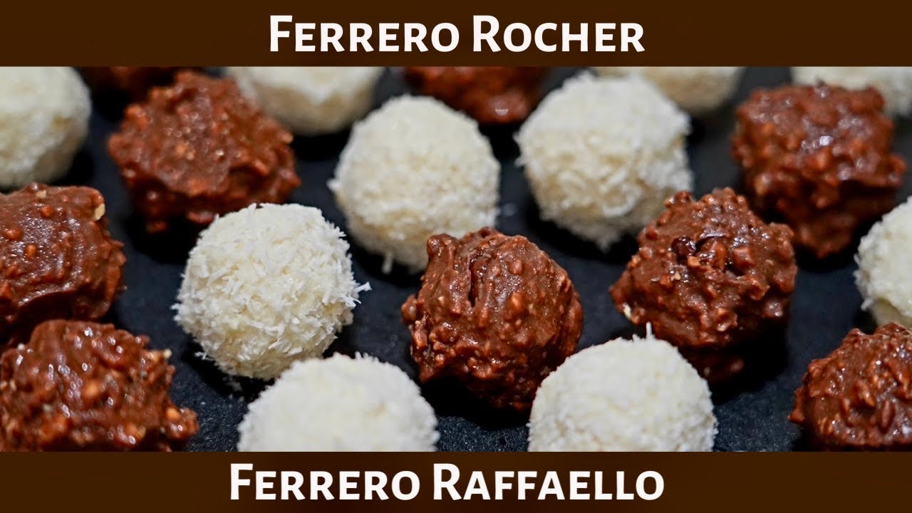 Simple recipe to make Ferrero Rocher and Ferrero Raffaello Chocolates at  home 