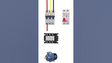 💯 3 phase SSR relay  connection #electricalshort #short #shorts