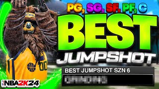 BEST JUMPSHOTS FOR ALL BUILDS in NBA 2K24! 100% GREEN WINDOW JUMPSHOTS! best jumpshot 2k24 screenshot 1