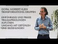 Gopal Norbert Klein, die Transformations-Gruppe TFM, Einführung und Praxis, Traumaprägungen auflösen