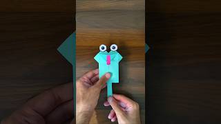 How to make a Cute Talking Paper Frog DIY #paper #shorts #diy