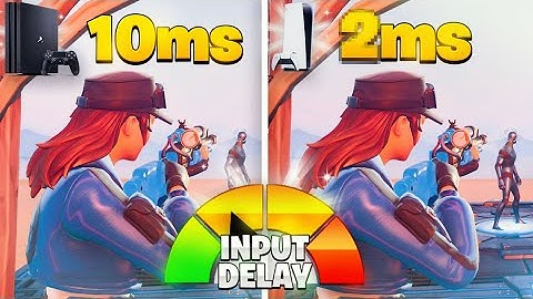 I Tested The PS4 vs PS5 *INPUT DELAY* in Fortnite (PS5 Response Time & Input Lag Test)