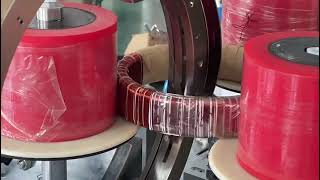 COMBINED TOROIDAL WINDING AND TAPING MACHINE