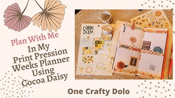Plan With Me In My Print Pression Weeks Planner