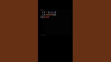 Wat doet List Reverse in Python?