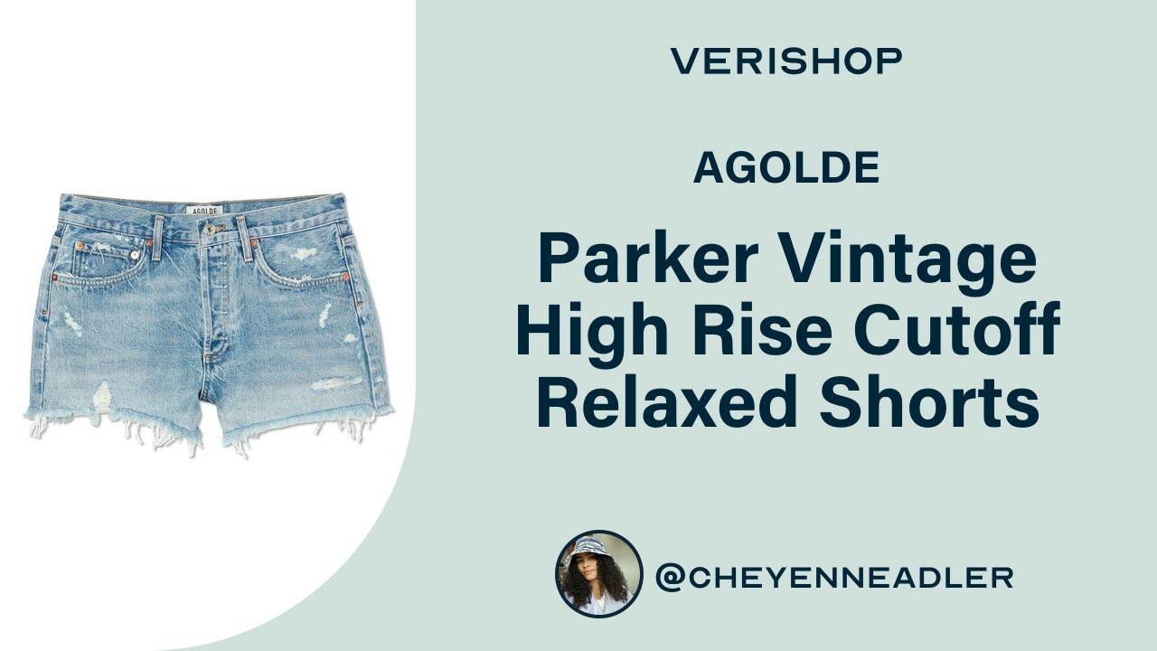 AGOLDE Parker Vintage High Rise Cutoff Relaxed Shorts Review