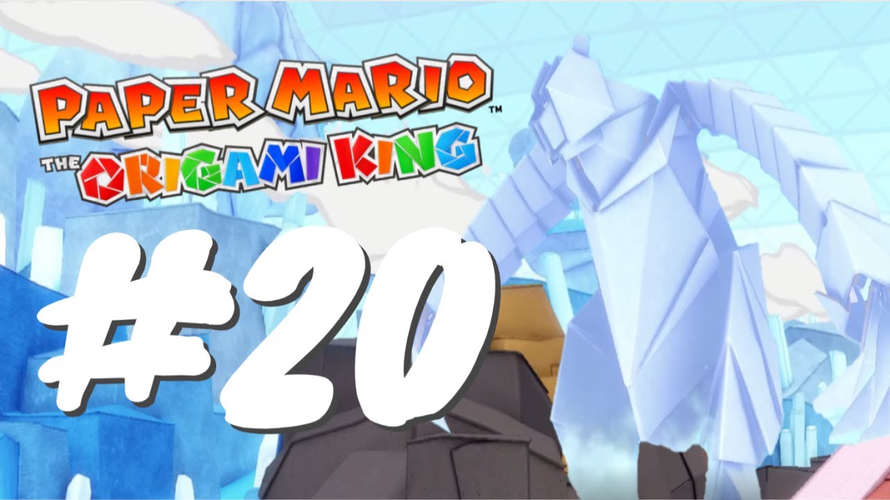 How to defeat the Ice Vellumental Paper Mario: The Origami King Part 20