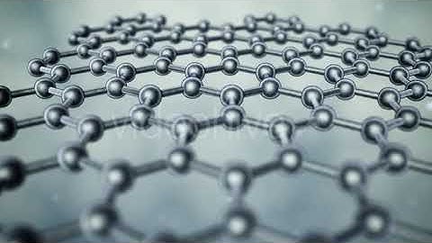 Graphene Molecular Structure - motion graphics video
