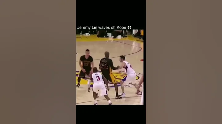 Jeremy Lin waves off Kobe