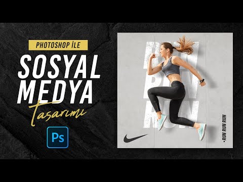 Adobe Photoshop ile Nike Sosyal Medya Tasarımı #adobephotoshop