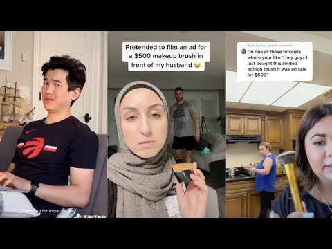 Pretending To Be An Influencer Prank On Husband Tiktok Compilation