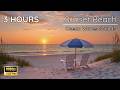 3 Hour Sunset Beach With Relaxing Wave Sounds 3 Hour Sunset Beach With Relaxing Wave Sounds