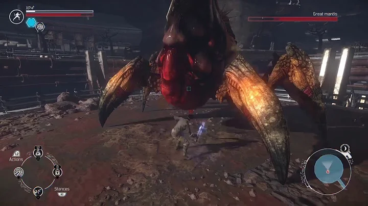 The Technomancer ~ Great Mantis boss fight