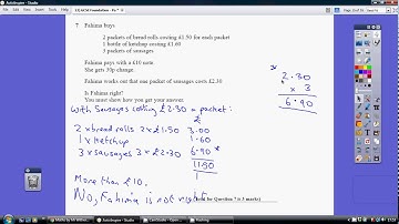 13) Edexcel GCSE Foundation Paper 1 - 25 May 2017 Q7