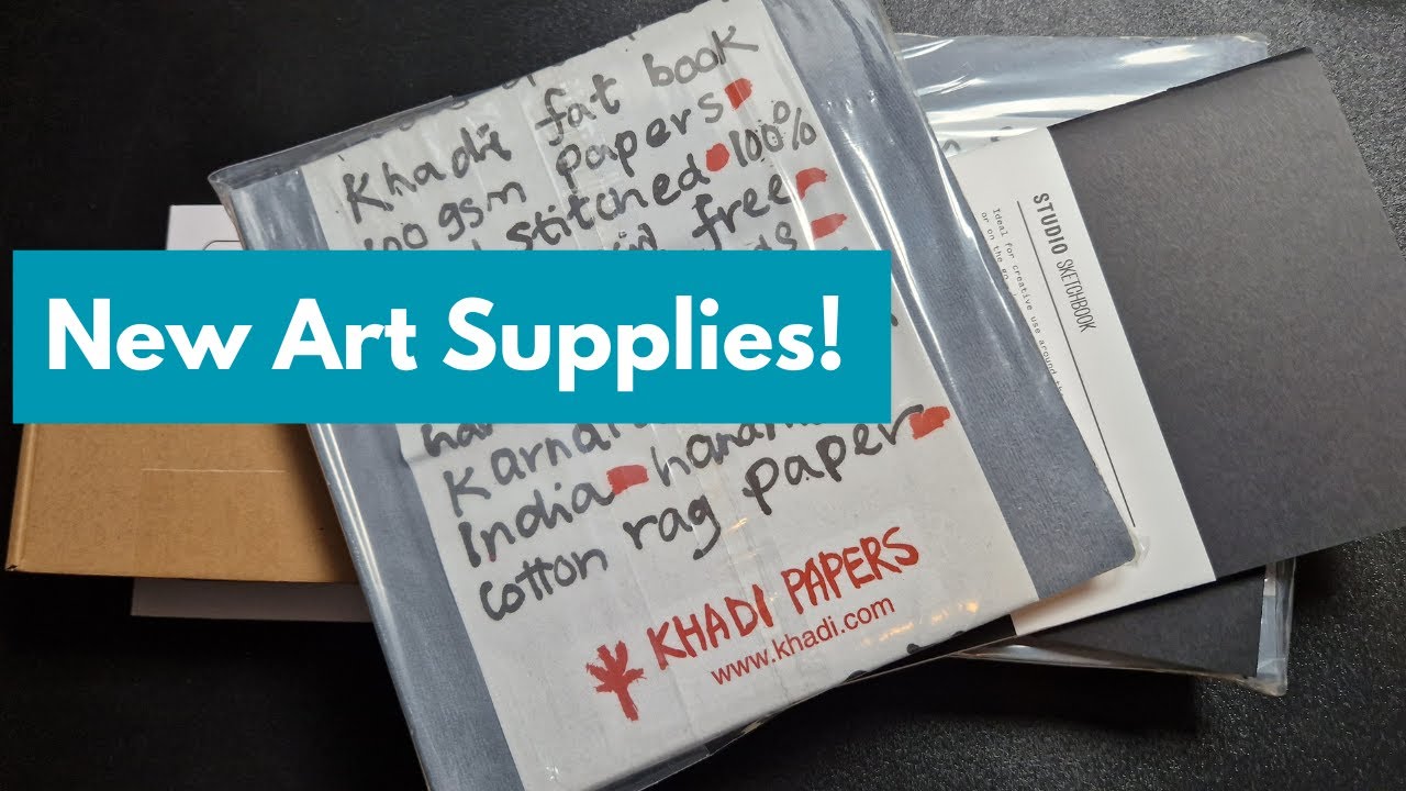 Sketchbook Dilemma Khadi Fat Book Jackson's Art Supply Haul YouTube