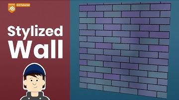 How to make a procedural anime stylized stone wall material in Blender [2.92]