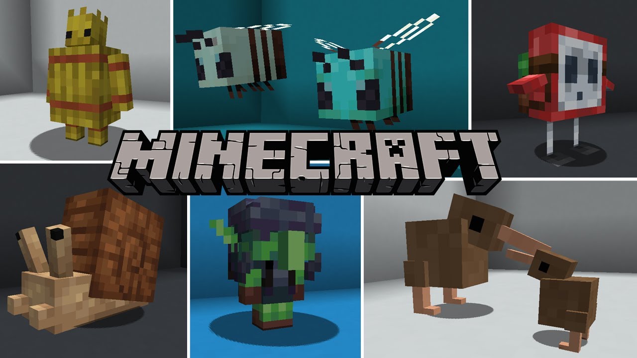 Ten Minecraft Mods That Add Helpful Mobs 1.15.2 Edition YouTube