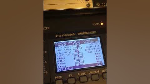Real 2 Saw Oscillator Patch on a Deepmind 12