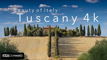 Beauty of Italy: Tuscany 4k (Ultra HD)⎜Part 2⎜Relaxing Music⎜Earth from Above⎜Florence, Hills.. 4k