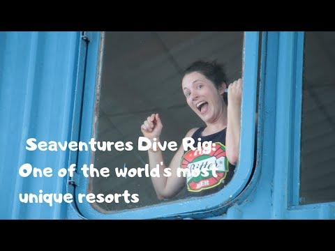 Seaventures Dive Rig: One Of The Most Unique Dive Resorts In The World: MUST SEE!