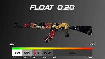 CSGO AK-47 | The Empress - Skin wear/float