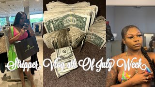 Weekly Stripper Vlog, 1k In 2 Days, Good 4th Of July, Money Counts, Club Drama