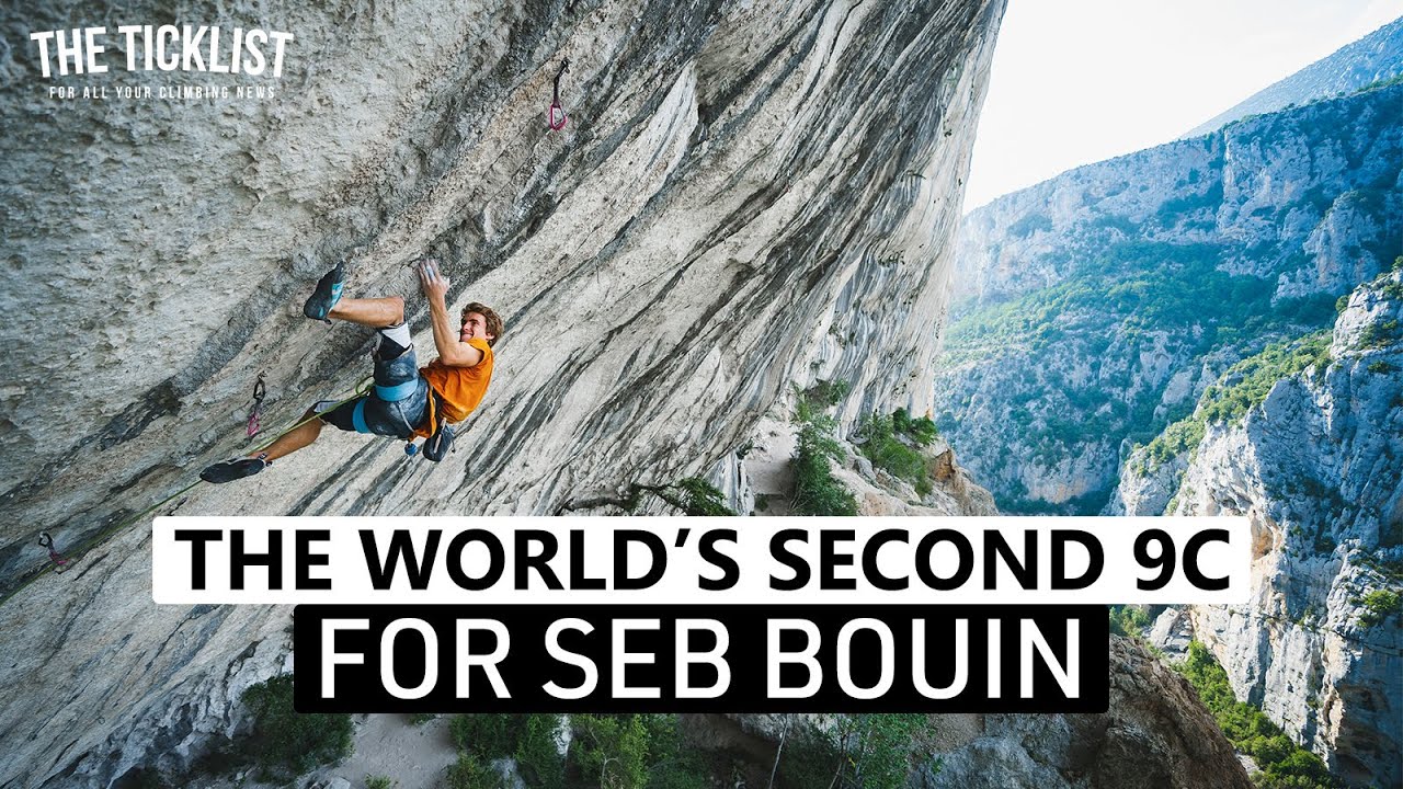 Seb Bouin has climbed the world's 2nd 9c! | The Ticklist - YouTube