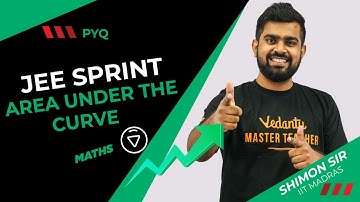 JEE Sprint - Area Under the Curve (PYQ) | JEE Mains Previous Years Questions | Vedantu JEE Enthuse