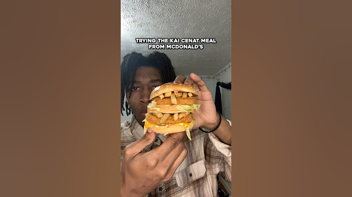 Trying Kai Cenat's Meal From McDonald's