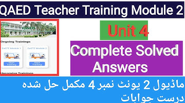 Unit 4 | Module 2| Complete Solved Question answers.