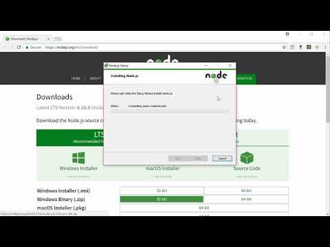 Installing node.js