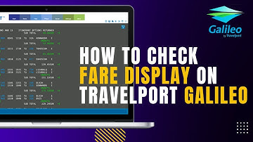 Air Ticketing Training ! How to Check Fare Display in Travelport Galileo !  Galileo Learning