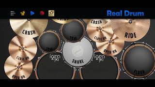 How to play a basic drum groove | Real drum app |