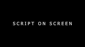 Intro - Script on Screen | YouTube Channel