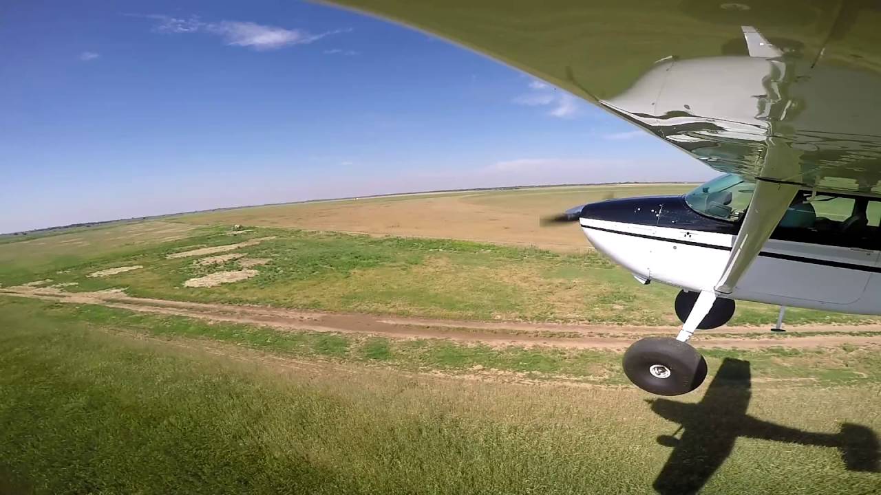 Cessna Skywagon WBR Ranch Arrival
