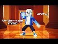 (Undertale MMD) UNITY - Sans Vs Chara