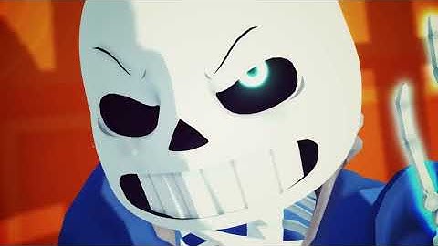 (Undertale MMD) UNITY - Sans Vs Chara