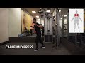 Cable mid press