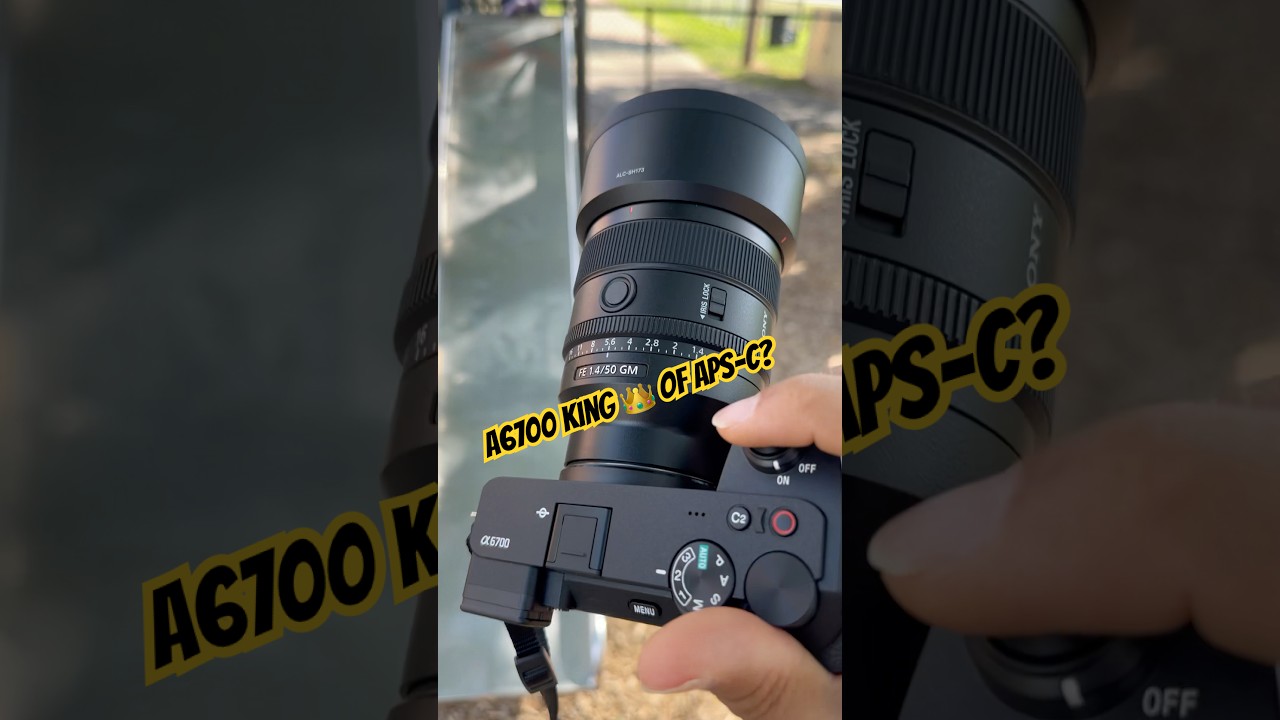 Sony A6700 + 50mm f/1.4 GM = Perfect Combo? 🔥📸
