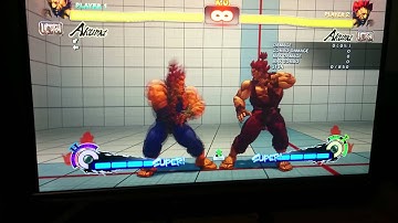 USF4 v1.04 Akuma: New True String