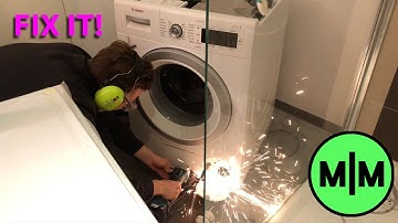 Fix for Bosch and Siemens Washing Machine Error E18 (pump not draining)