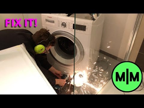 Fix for Bosch and Siemens Washing Machine Error E18 (pump not draining)