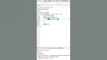 Pyramid pattern in C language #shorts #clanguage #programming #coding #patterns