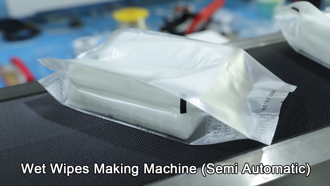 Economical Wet Wipes Manufacturing Machine (Semi Automatic) YouTube