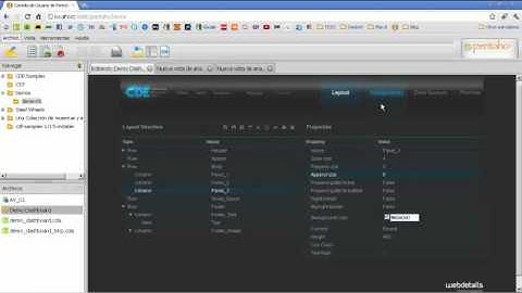 Pentaho CDE Screencast Tutorial part 02